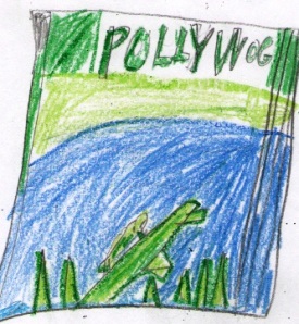 Drawing of Polliwog's Cover by Hayden at Liberty Christian School.